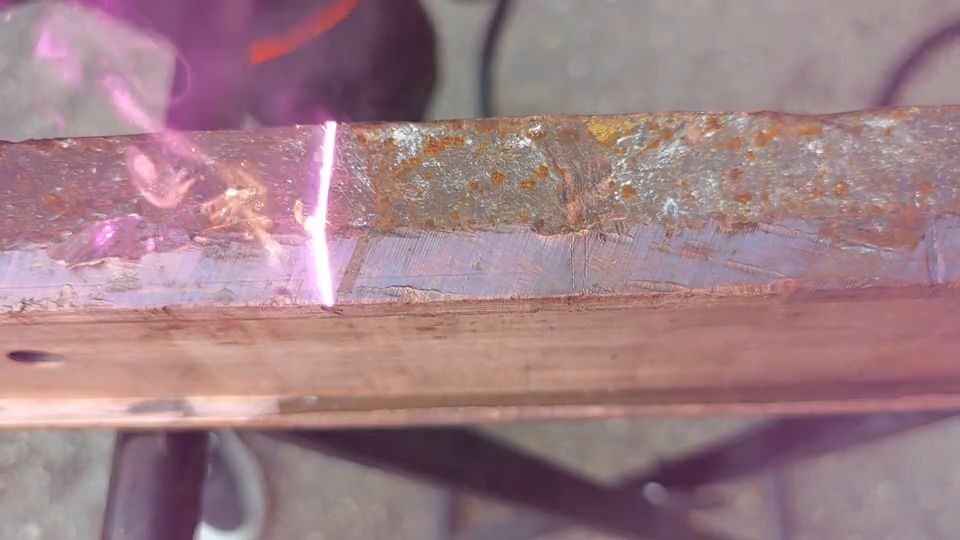 Starkt oxiderad koppar